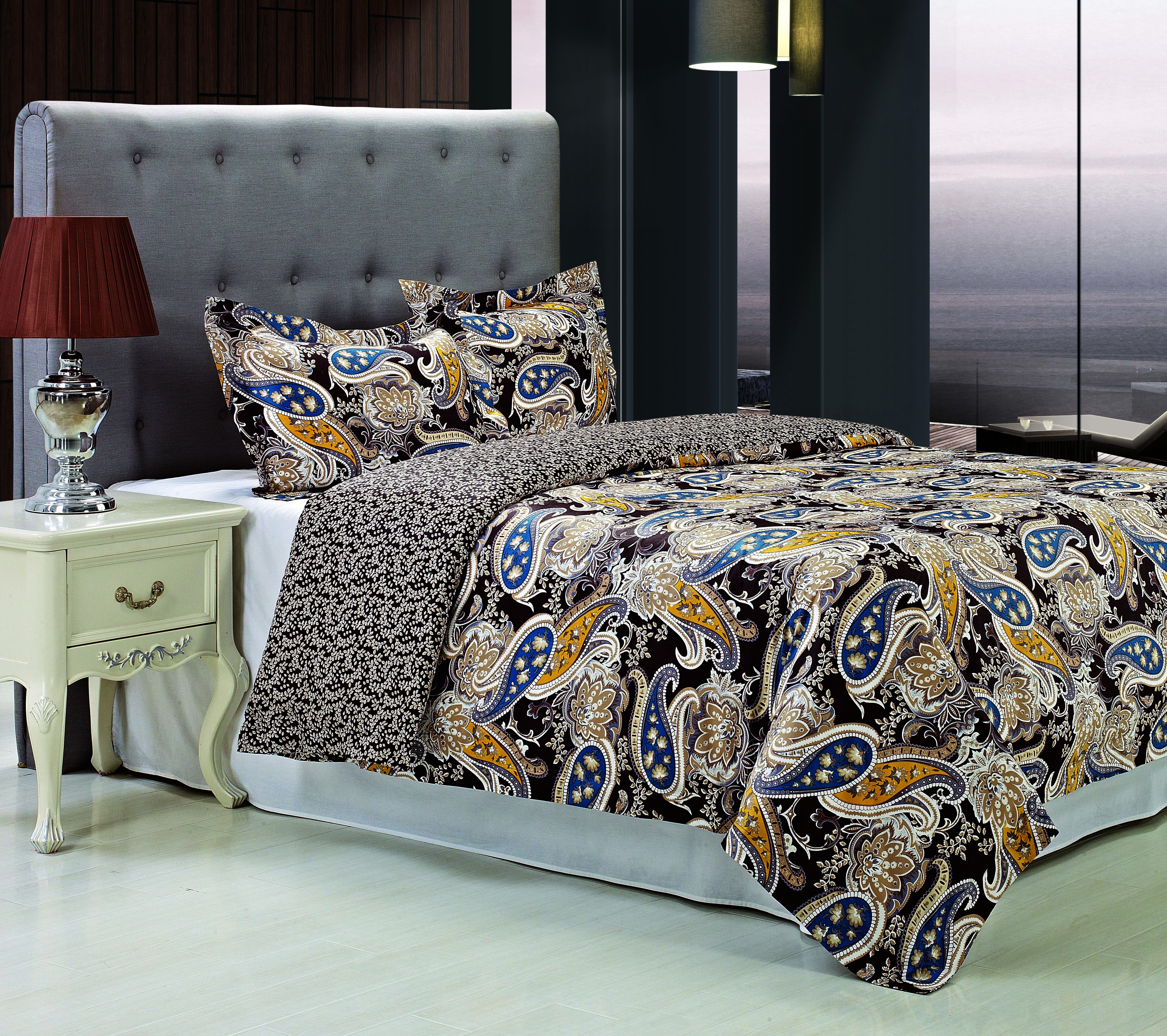 300 DUVET COVER SET COTTON-MIDNIGHT 300 DUVET COVER SET COTTON-MIDNIGHT